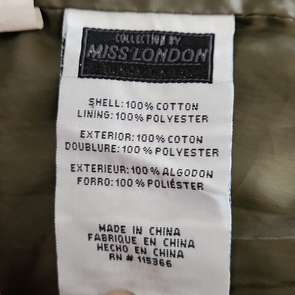 Miss London women's small lightweight utility jacket - Picture 6 of 8